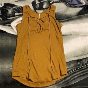 Cute brownish gold tank top